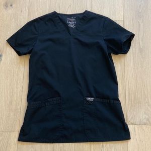 Cherokee workwear scrub top XS black